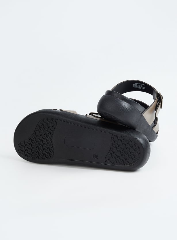 Men Open-Toe Buckle Sandals