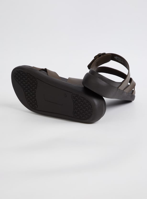 Men Solid One-Toe Sandals