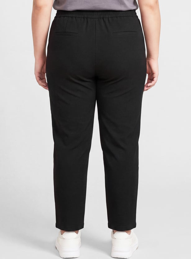 Women Solid Trousers