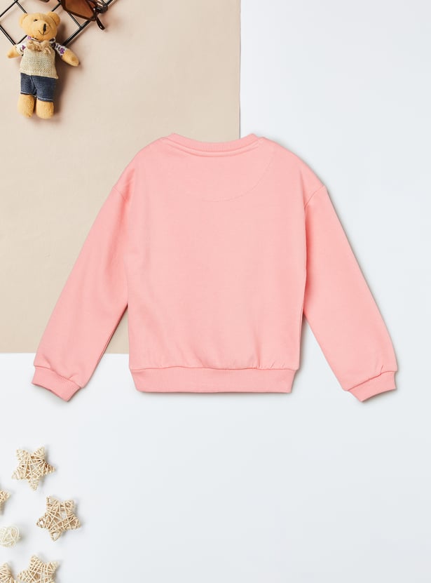 Girls Printed Sweatshirt