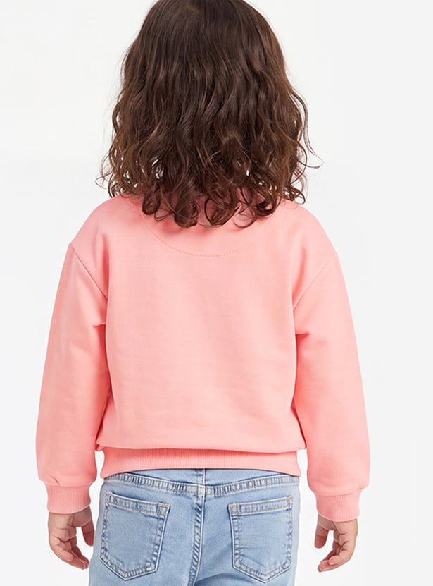 Girls Printed Sweatshirt