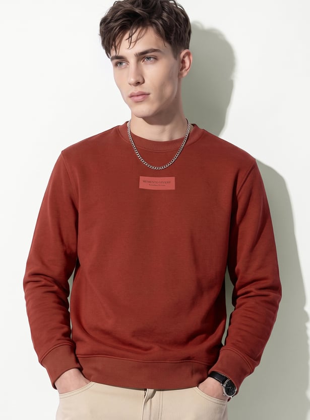 URB_N Men Solid Sweatshirt