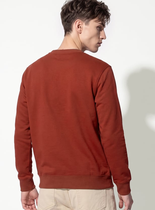 URB_N Men Solid Sweatshirt