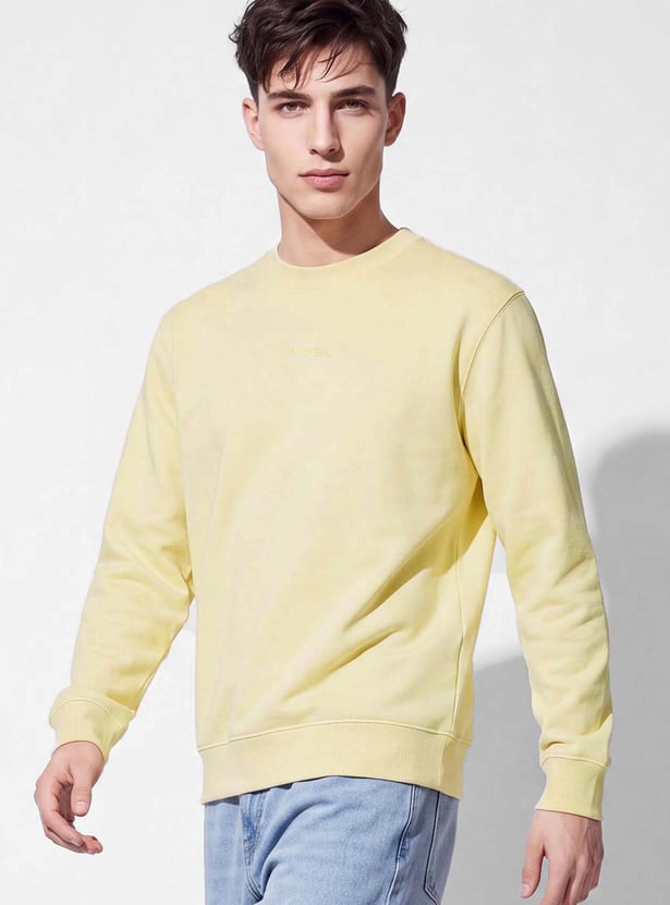 URB_N Men Solid Sweatshirt