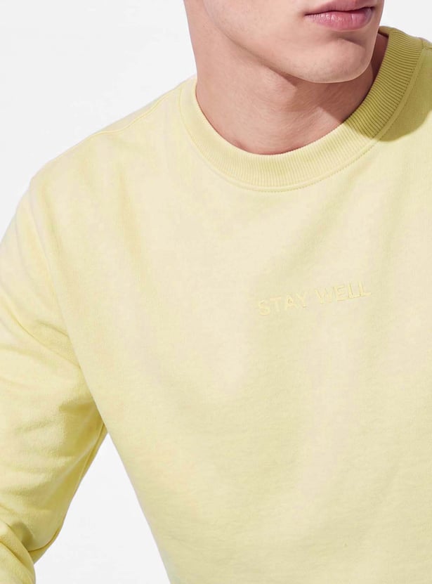 URB_N Men Solid Sweatshirt