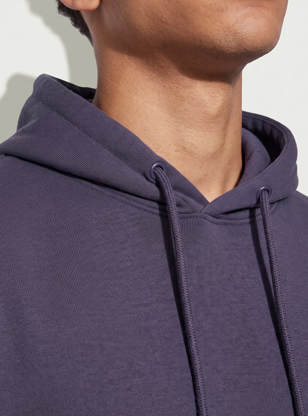 URB_N Men Solid Oversized Hoodie