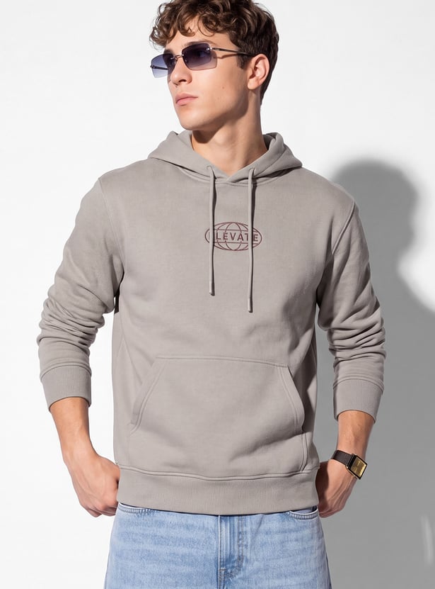 URB_N Men Printed Hoodie