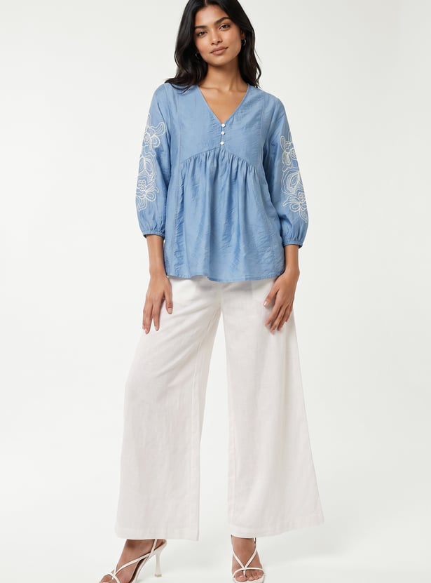 Women Embroidered Tunic