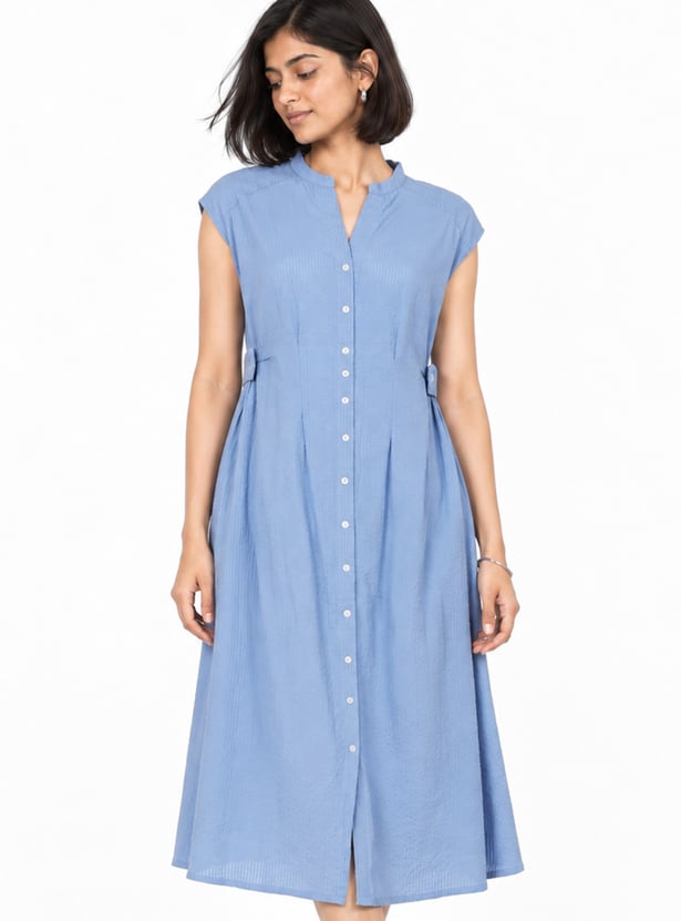 Women Solid A-line Dress