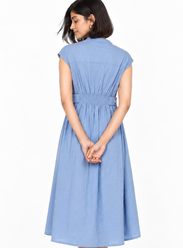 Women Solid A-line Dress