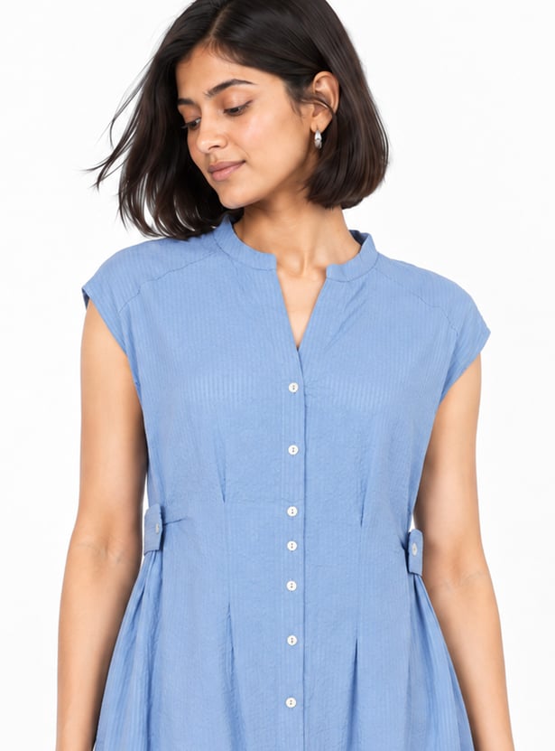 Women Solid A-line Dress