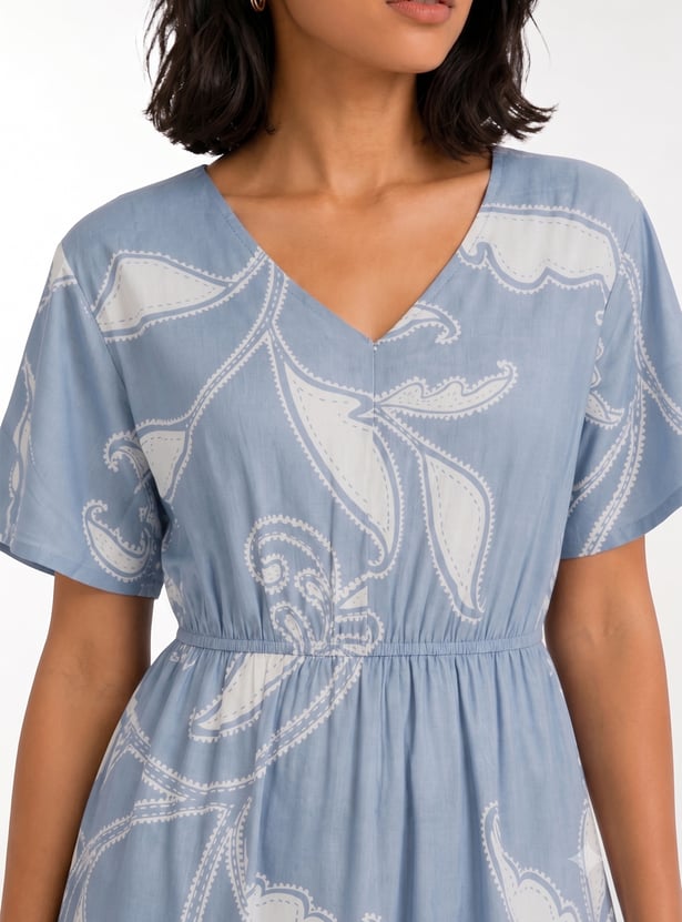 Women Printed Knee-Length Dress