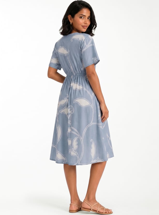Women Printed Knee-Length Dress