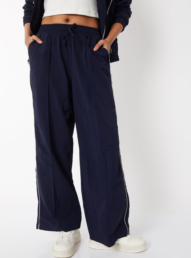 Women Wide-Leg Sports Track Pants