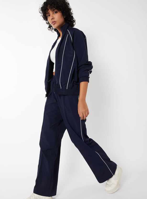 Women Wide-Leg Sports Track Pants
