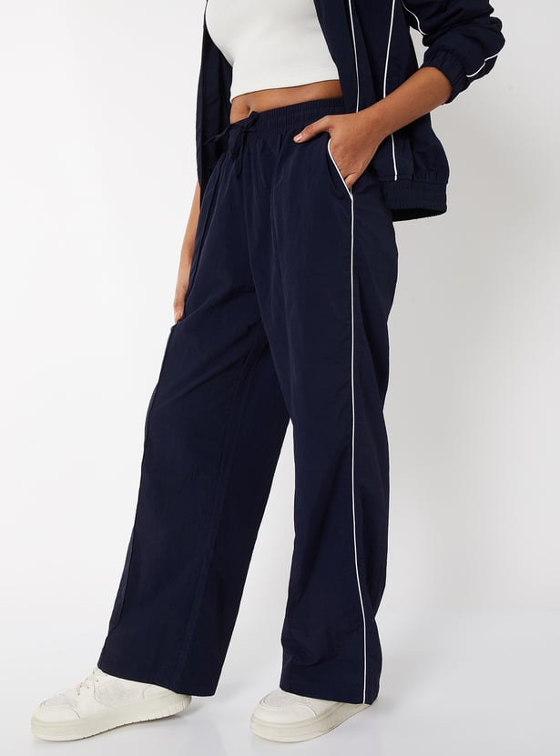 Women Wide-Leg Sports Track Pants
