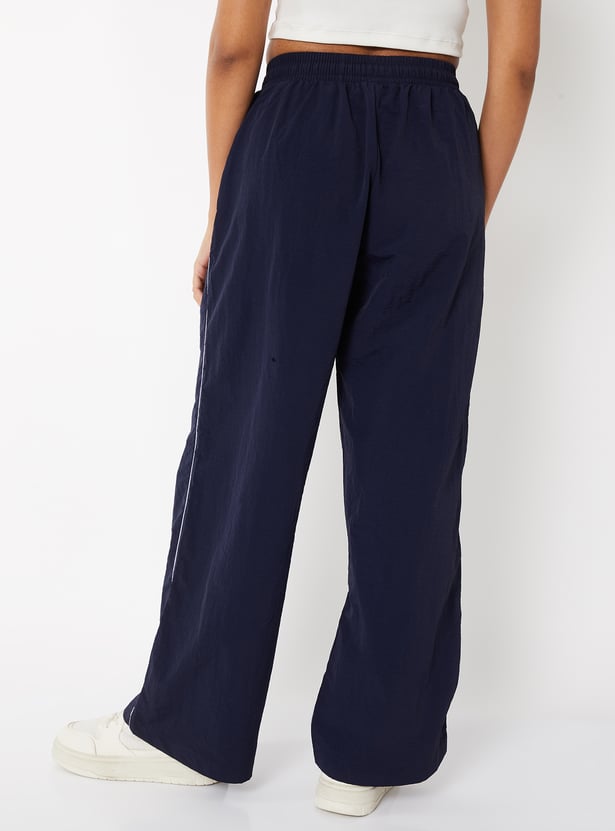 Women Wide-Leg Sports Track Pants