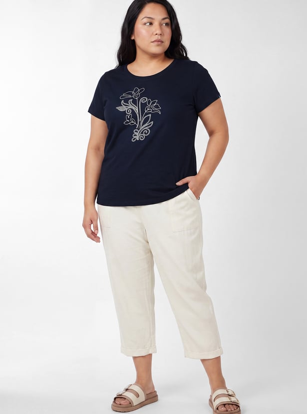 Women Floral Print T-shirt