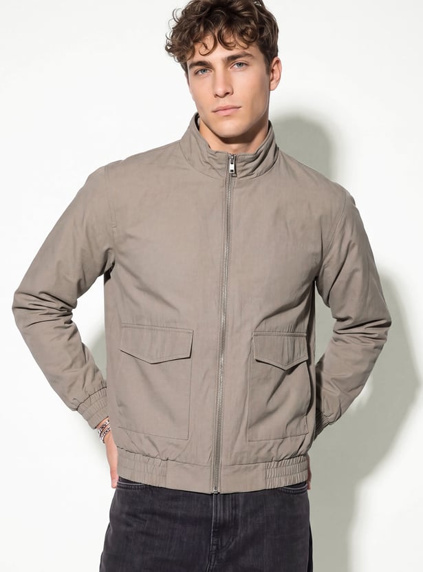 URB_N Men High-Neck Jacket