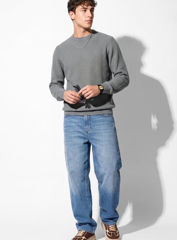 URB_N Men Knit Pullover Sweater