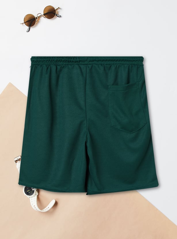 Boys Naruto Printed Shorts Set