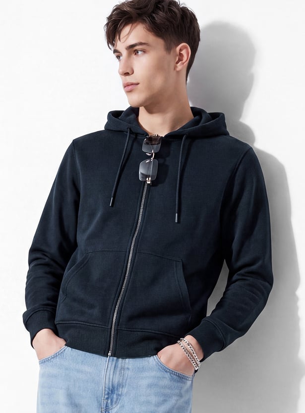 URB_N Men Zip Through Hoodie