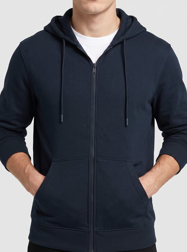 URB_N Men Zip Through Hoodie