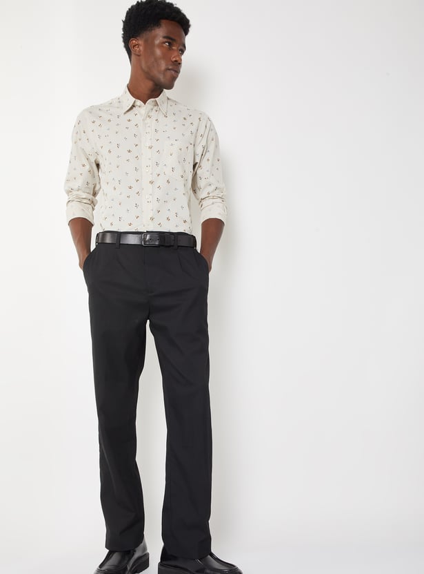 Men Printed Slim Fit Shirt