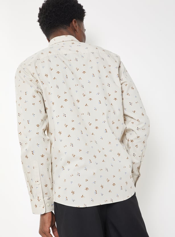 Men Printed Slim Fit Shirt