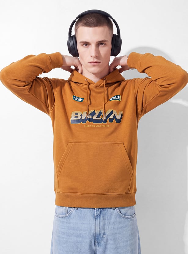 URB_N Men Printed Hoodie