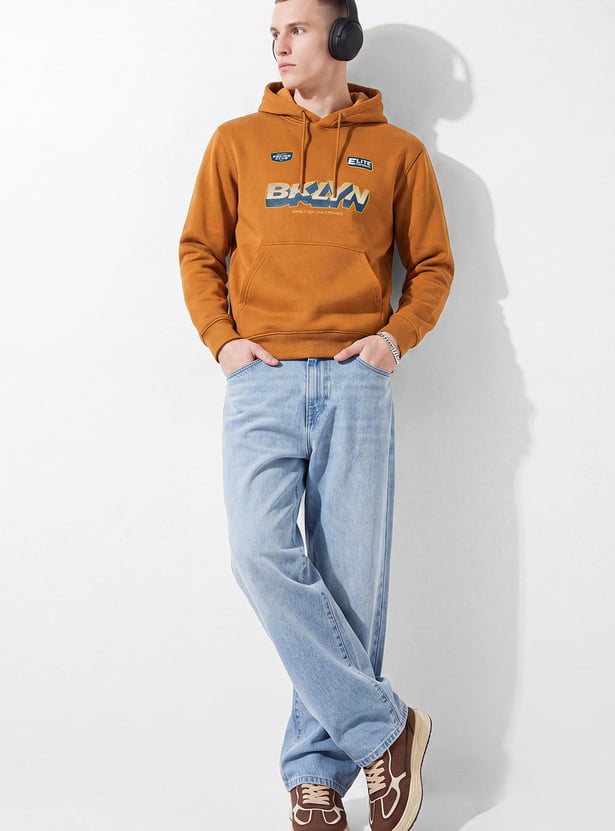 URB_N Men Printed Hoodie