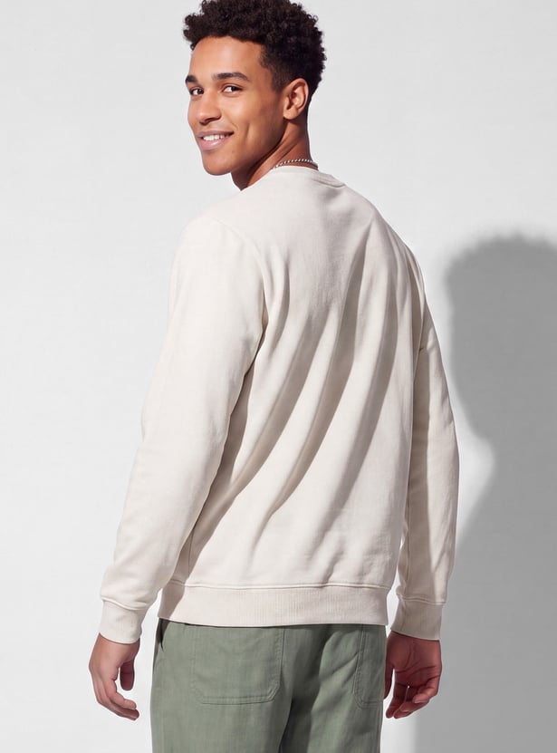 URB_N Men Solid Sweatshirt