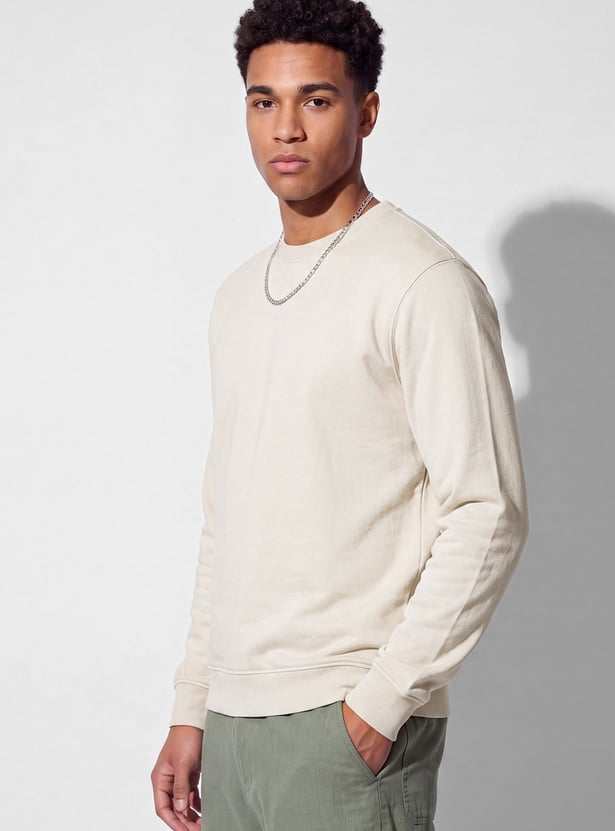 URB_N Men Solid Sweatshirt