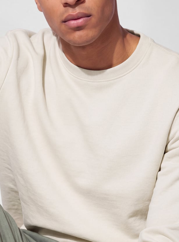 URB_N Men Solid Sweatshirt