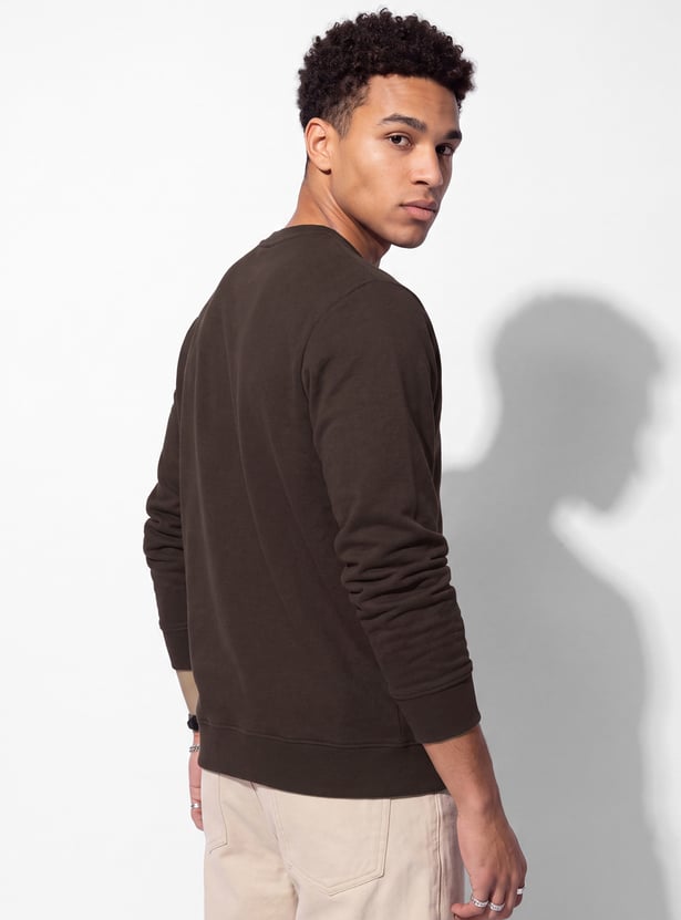 URB_N Men Solid Sweatshirt