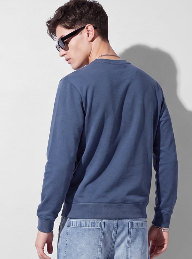 URB_N Men Solid Sweatshirt