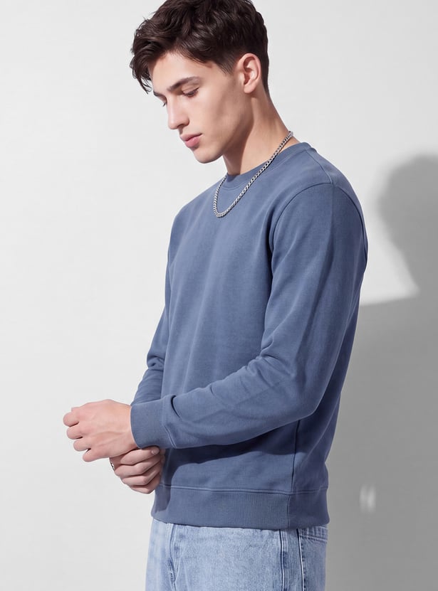 URB_N Men Solid Sweatshirt