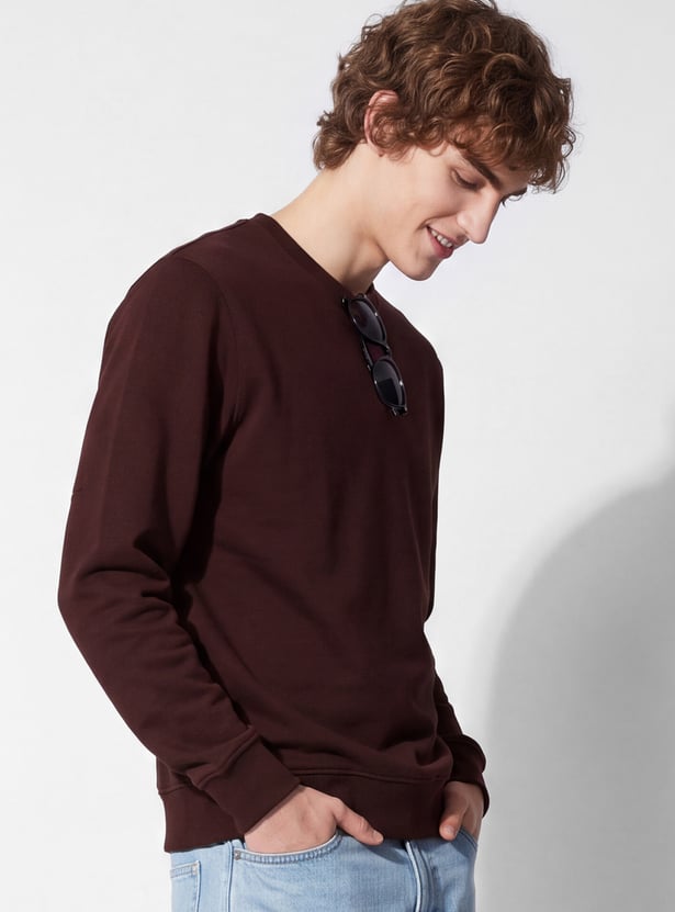URB_N Men Solid Sweatshirt