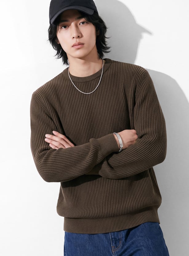 URB_N Men Textured Sweater