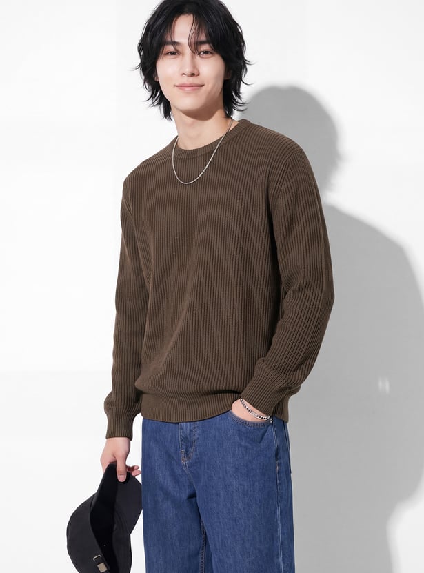 URB_N Men Textured Sweater