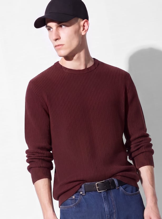 URB_N Men Textured Sweater