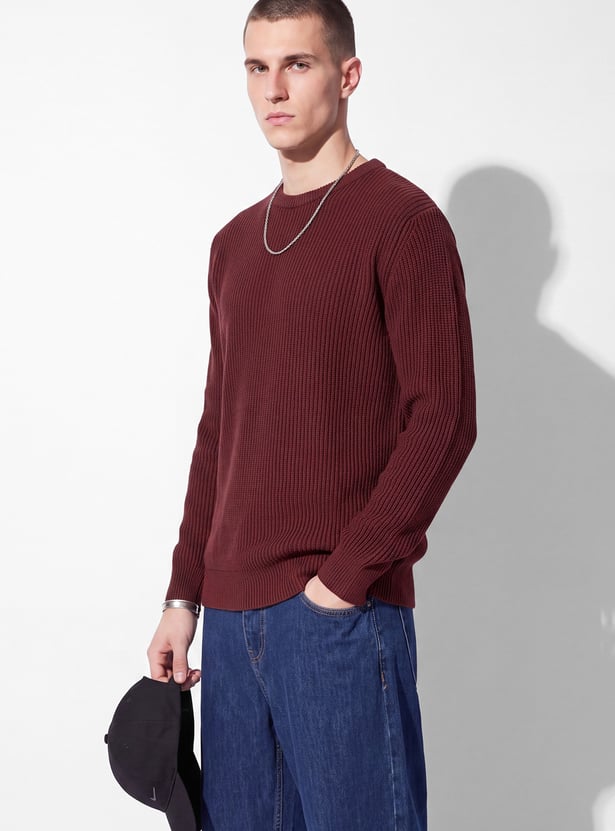 URB_N Men Textured Sweater