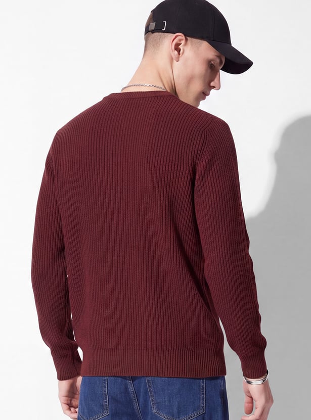 URB_N Men Textured Sweater