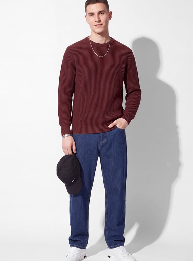 URB_N Men Textured Sweater