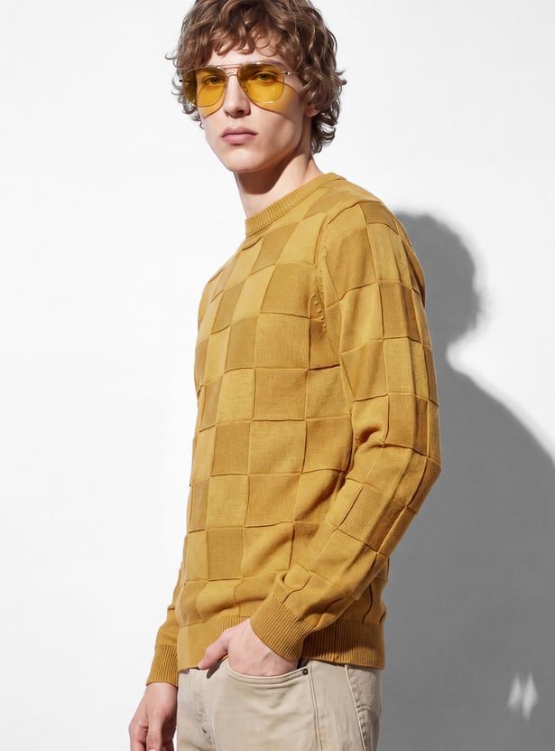 URB_N Men Textured Sweater