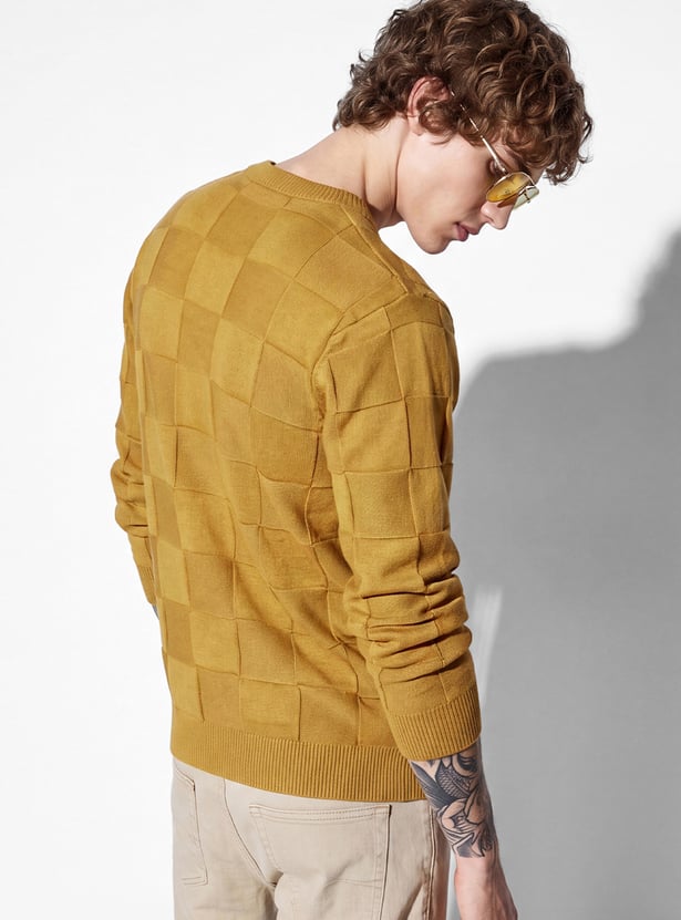 URB_N Men Textured Sweater