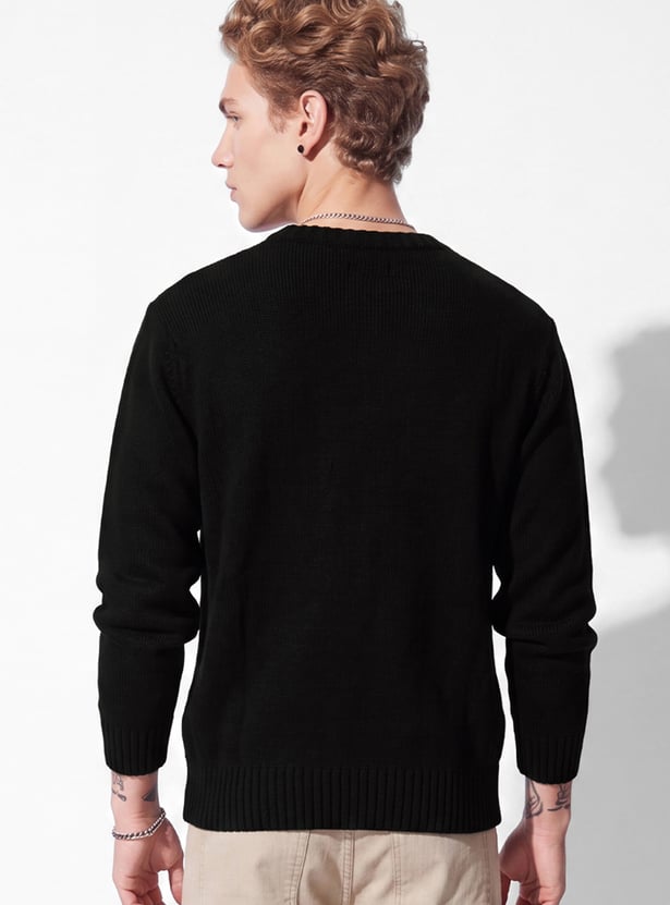 URB_N Men Textured Sweater