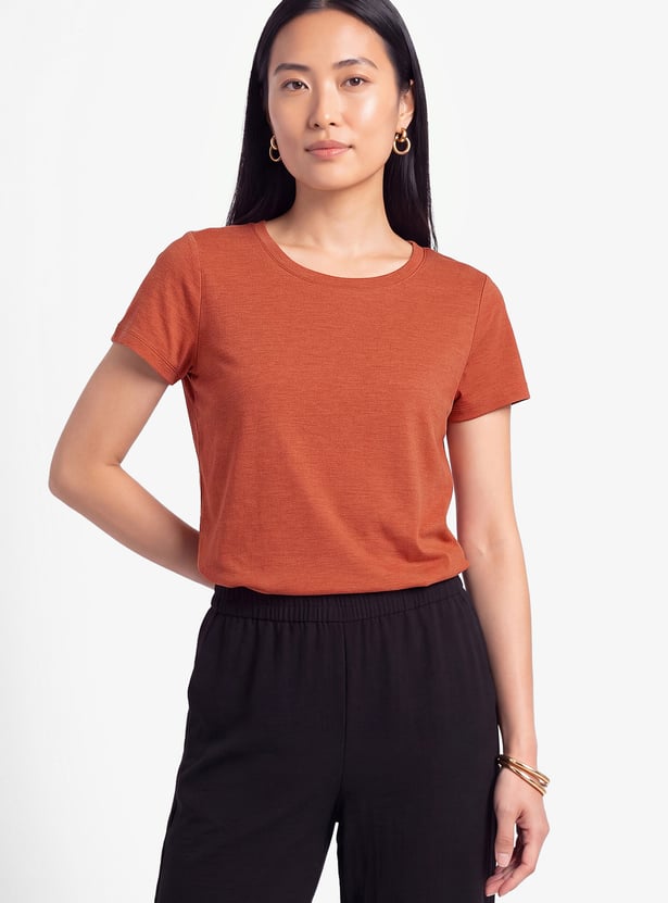 Women Solid T-shirt