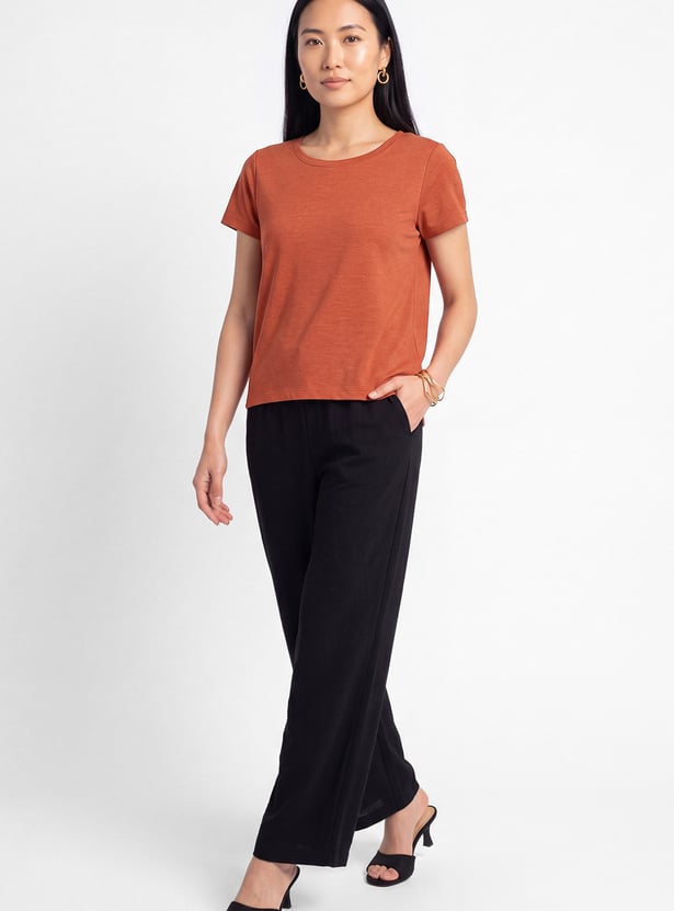 Women Solid T-shirt