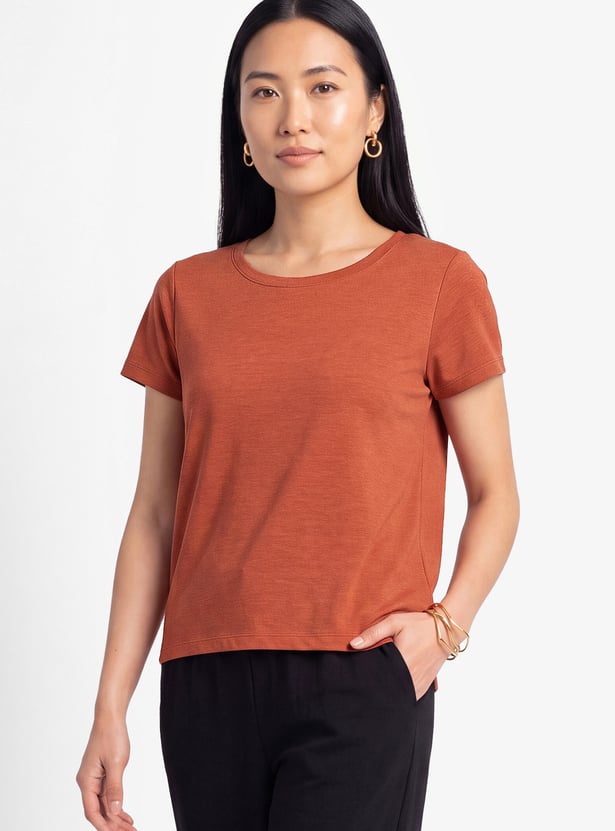 Women Solid T-shirt